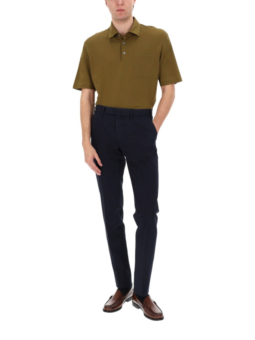 Dark Navy Regular Trousers 2
