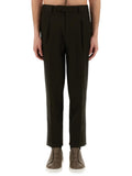 Dark Brown Regular Pants 1