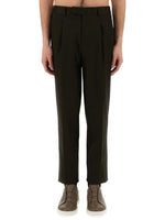 Dark Brown Regular Pants 1