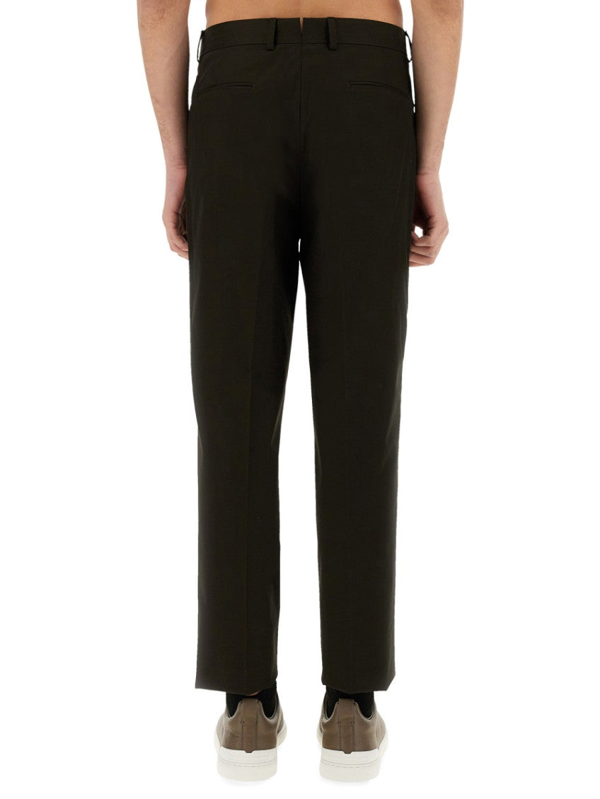 Dark Brown Regular Pants 3