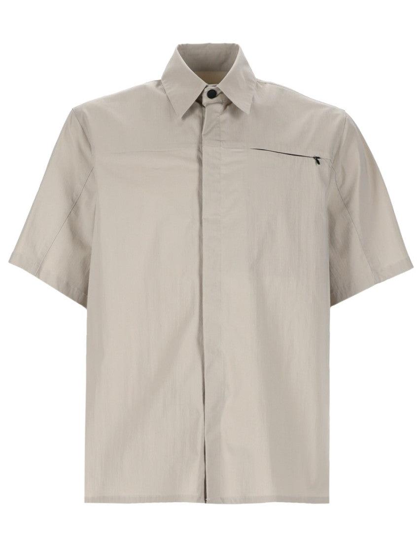 Beige Regular Solid Shirt 1