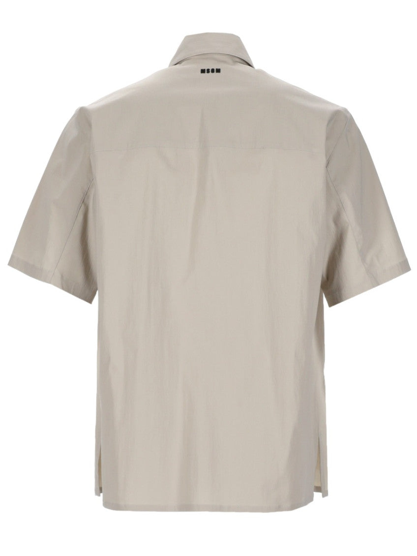 Beige Regular Solid Shirt 2