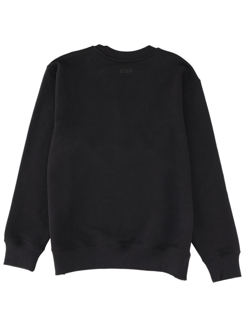 Black Crew Neck Sweatshirt 2