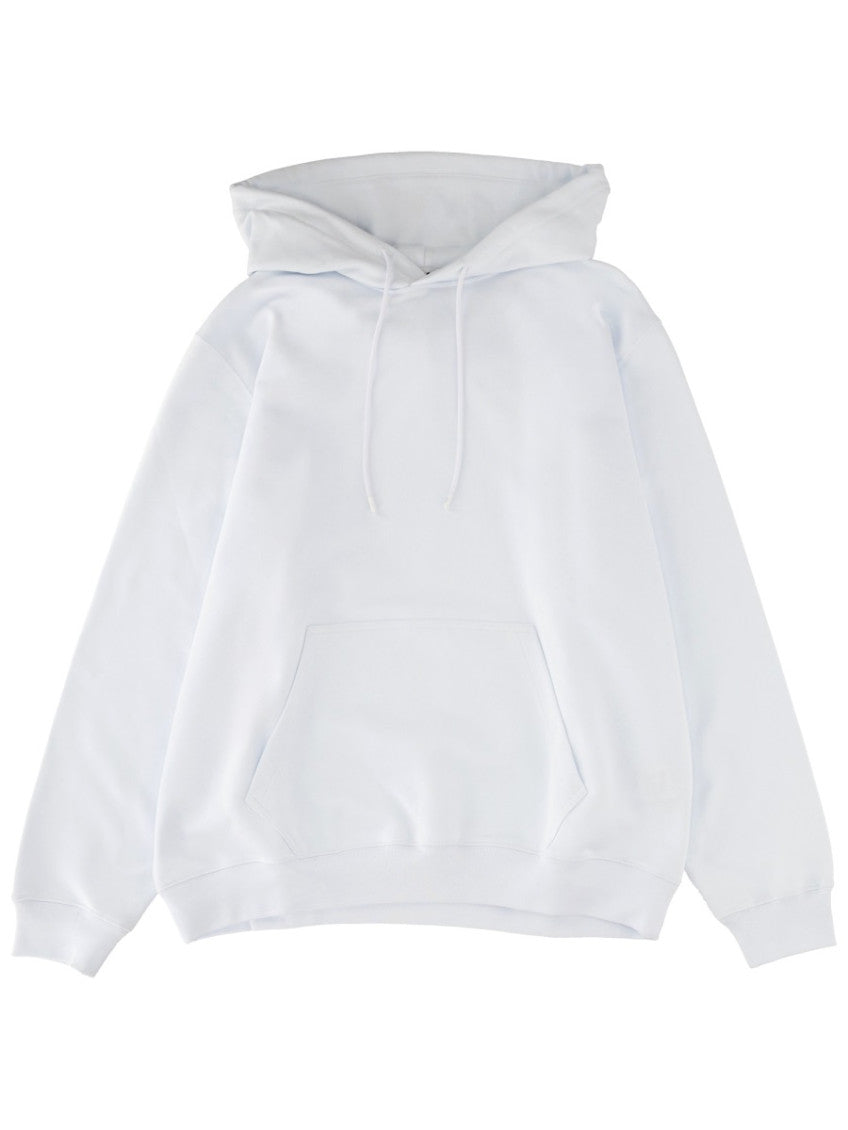White Solid Hoodie 1
