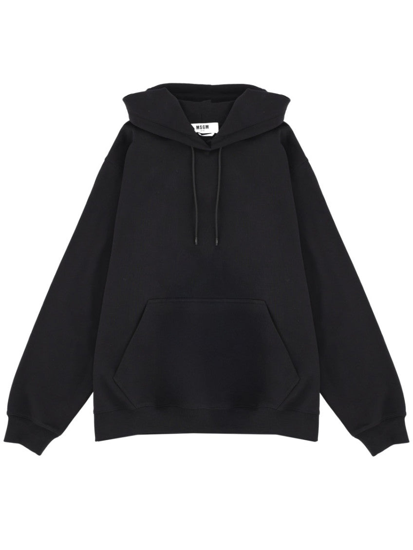 Black Solid Hoodie 1