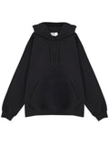 Black Solid Hoodie 1