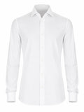 White Slim Solid Shirt 1