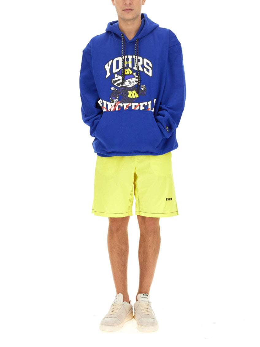Blue Graphic Hoodie 2