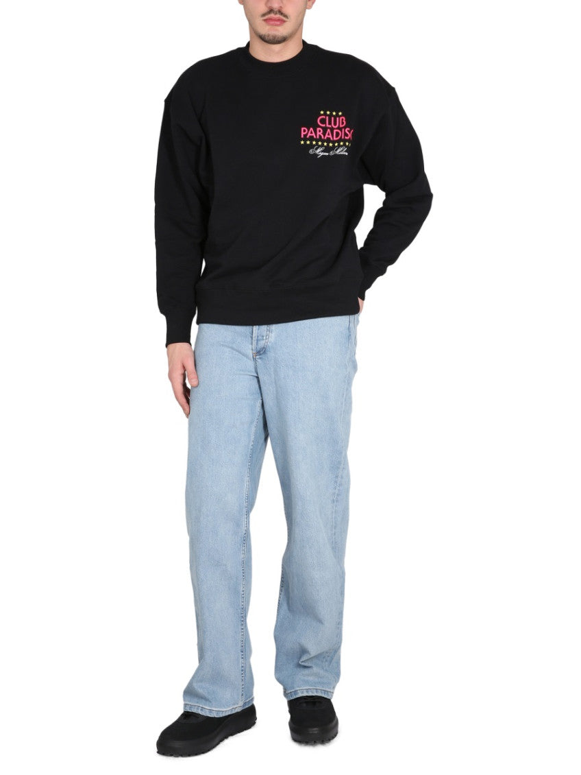 Black Crew Neck Sweatshirt 2