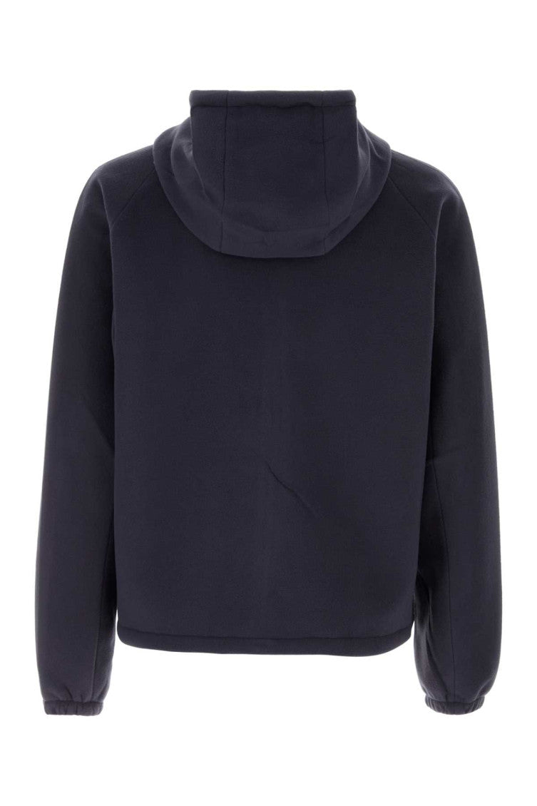 Navy Blue Hood Jacket 2