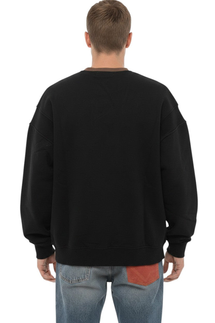 Black Relaxed Logo Sweatshirt 2
