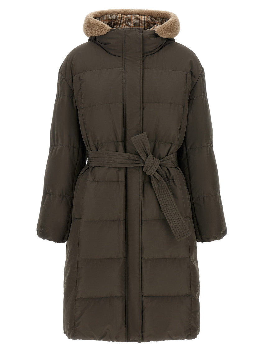 Green Quilted Hood Jacket 1