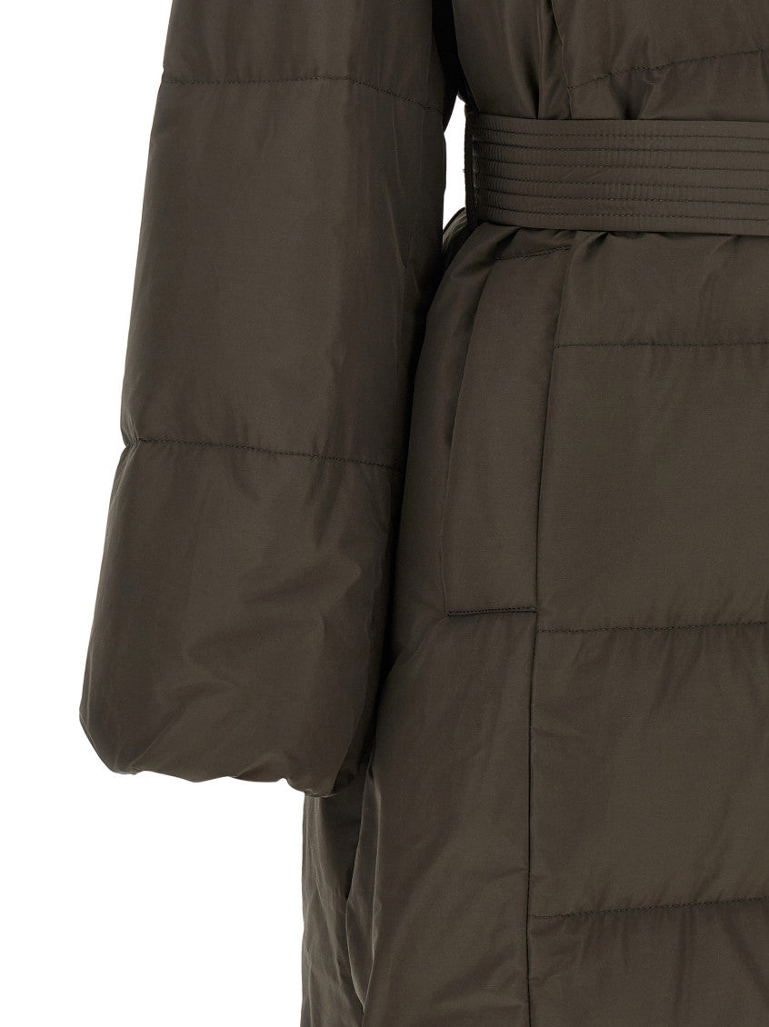 Green Quilted Hood Jacket 4