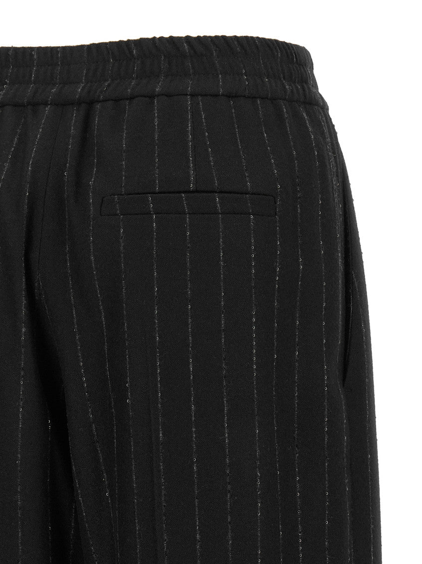 Blue Stripes Elasticated Pants 4