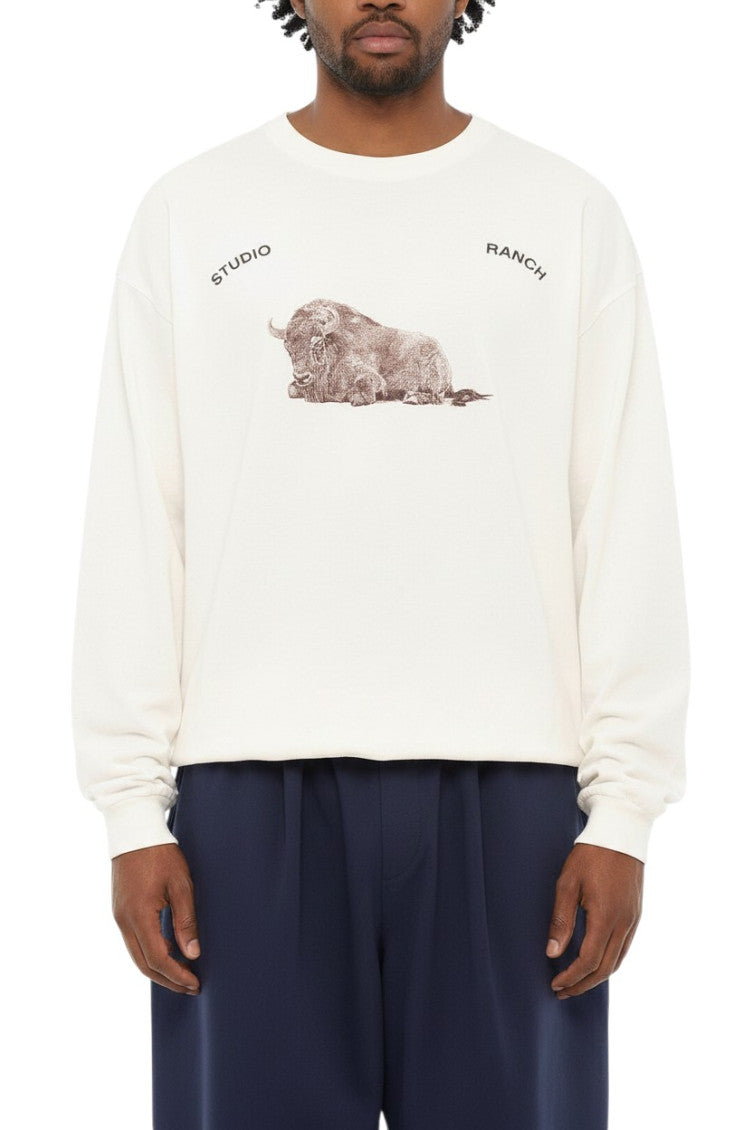 White Graphic Crew Neck T-Shirt 1