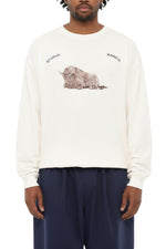 White Graphic Crew Neck T-Shirt 1