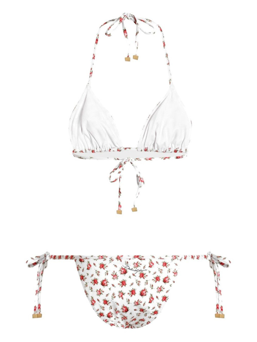 White Floral Swimwear 2
