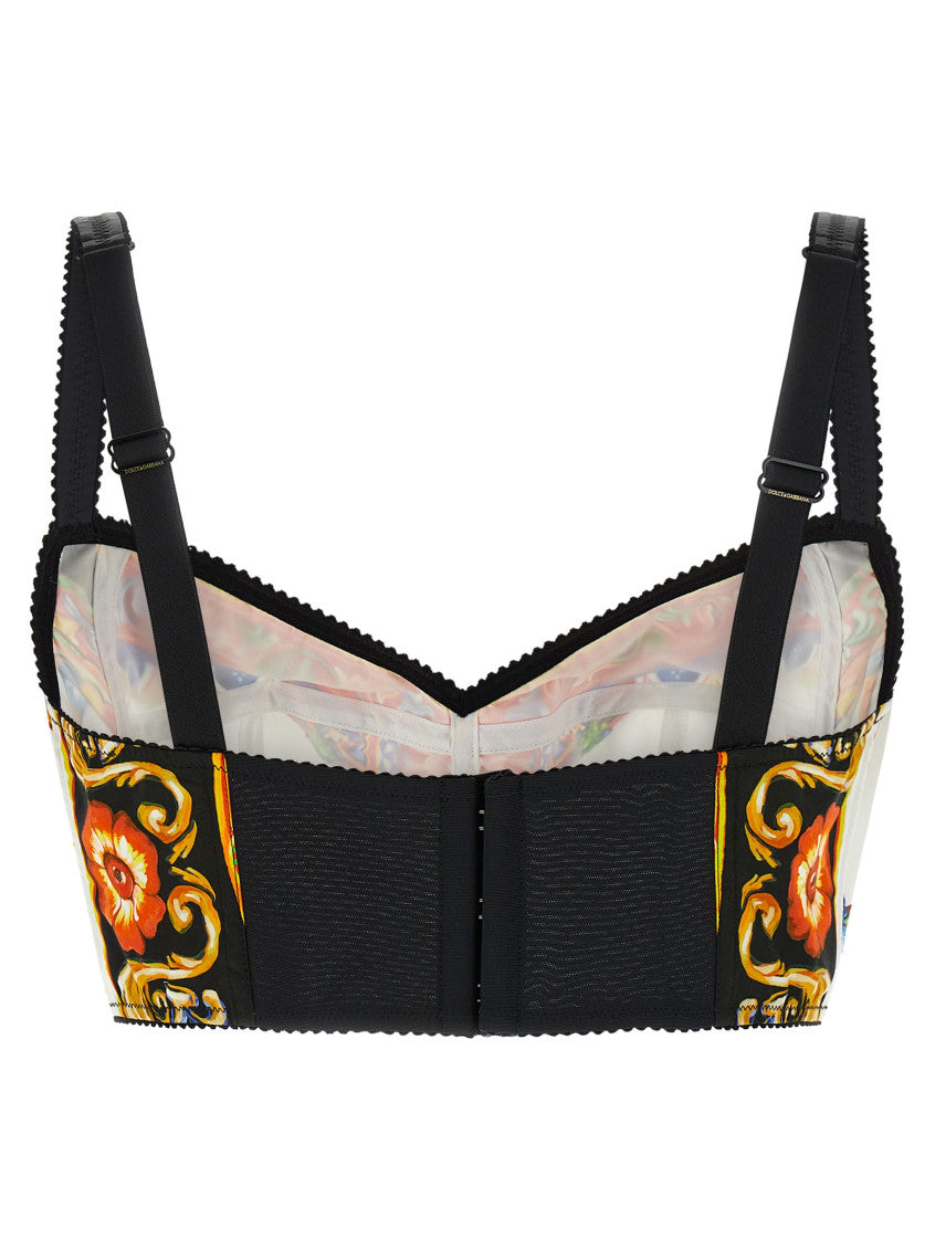 Multicolor Printed Sweet Heart Neck Top 2