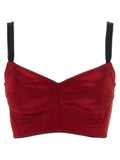 Red Sweet Heart Neck Top 1