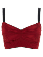 Red Sweet Heart Neck Top 1