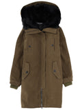 Green Solid Hood Jacket 1