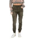Green Slim Cargos Pants 1