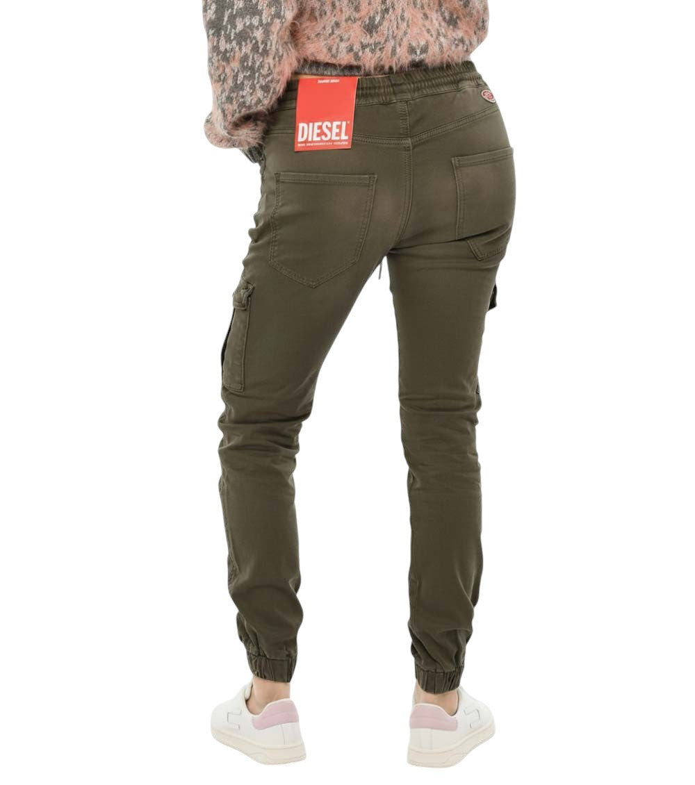 Green Slim Cargos Pants 2