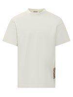 White Solid Crew Neck T-Shirt 1