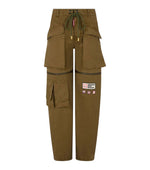 Dark Green Relaxed Cargo 1