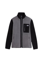 Grey Mock Collar Logo Jacket 1