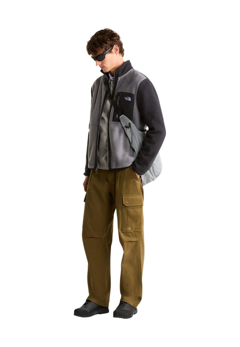 Grey Mock Collar Logo Jacket 3