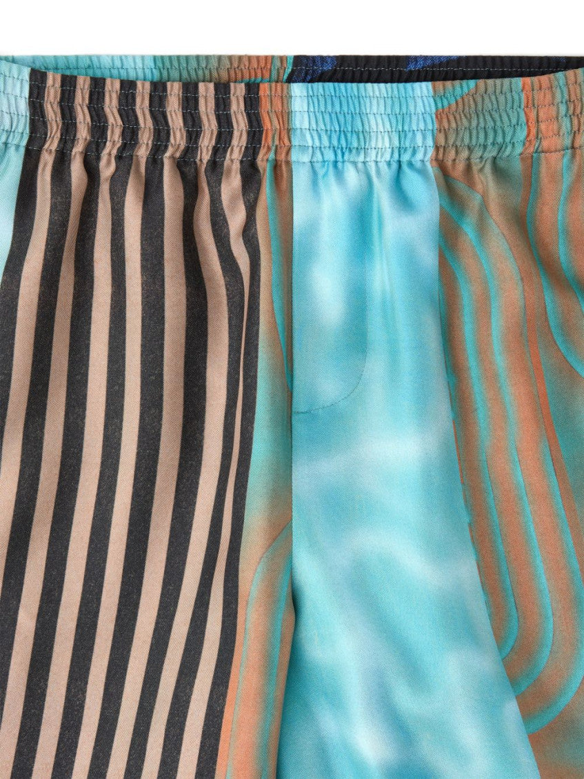 Multicolor Regular Logo Shorts 4