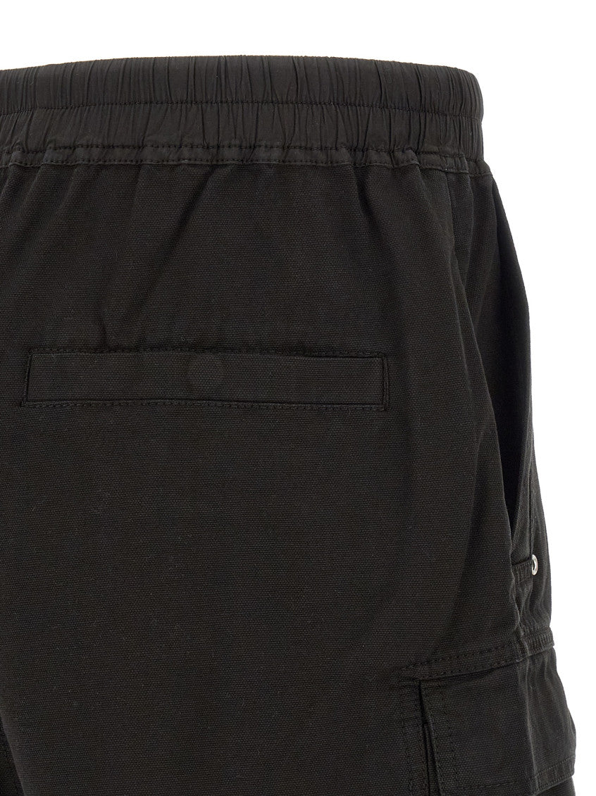 Black Relaxed Drawstring Shorts 4