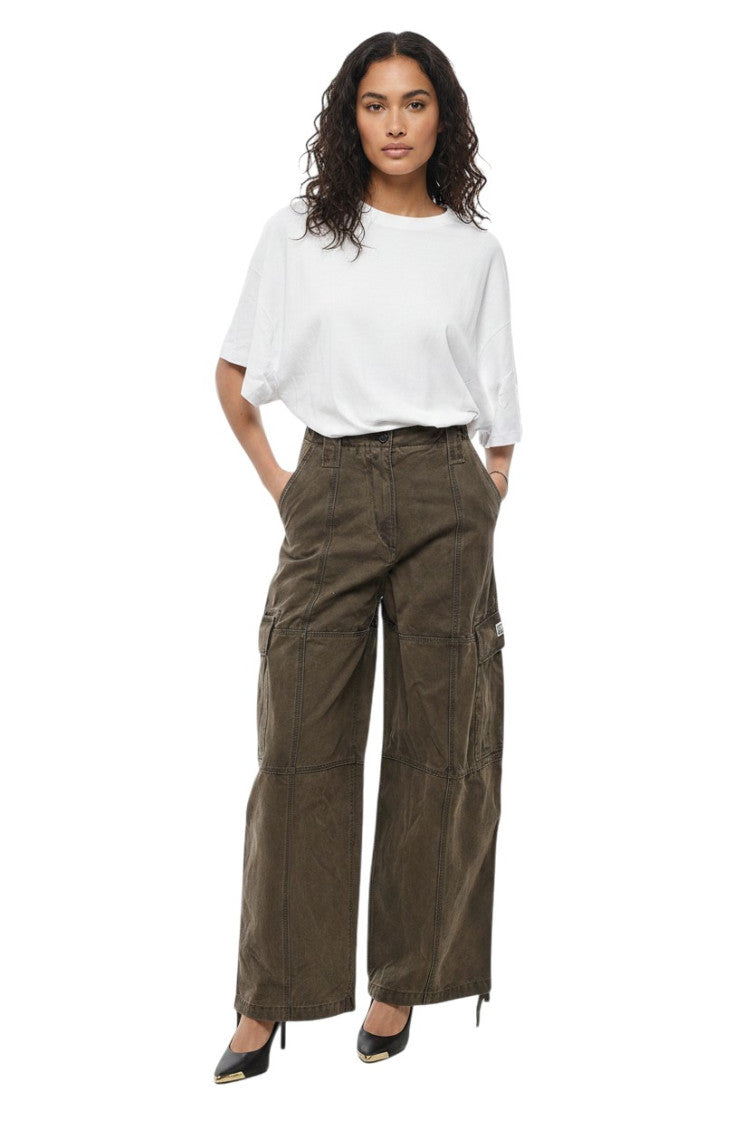 Brown Relaxed Cargos 1