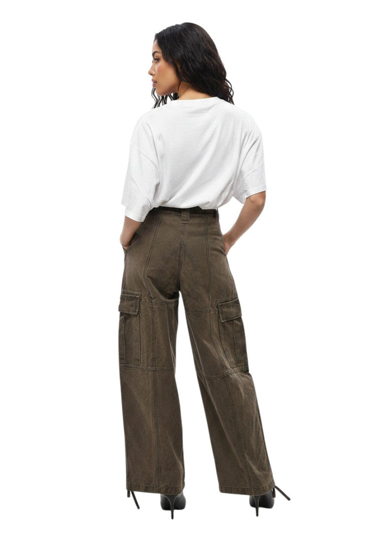 Brown Relaxed Cargos 2