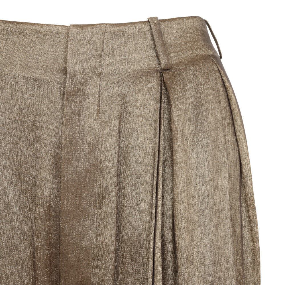 Taupe Relaxed Pleated Pant 3