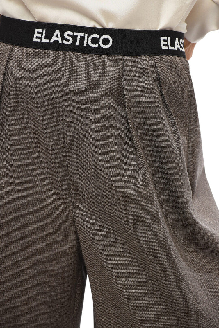 Brown Relaxed Pleated Trouser 3
