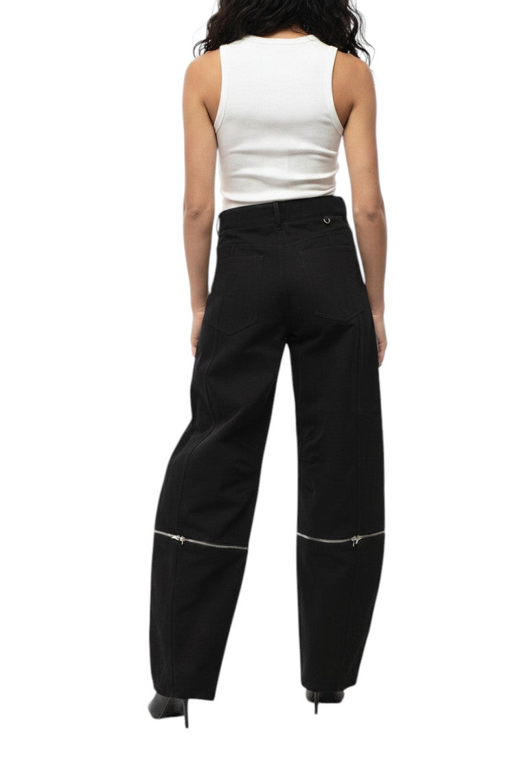 Black Straight Fit Pants 2