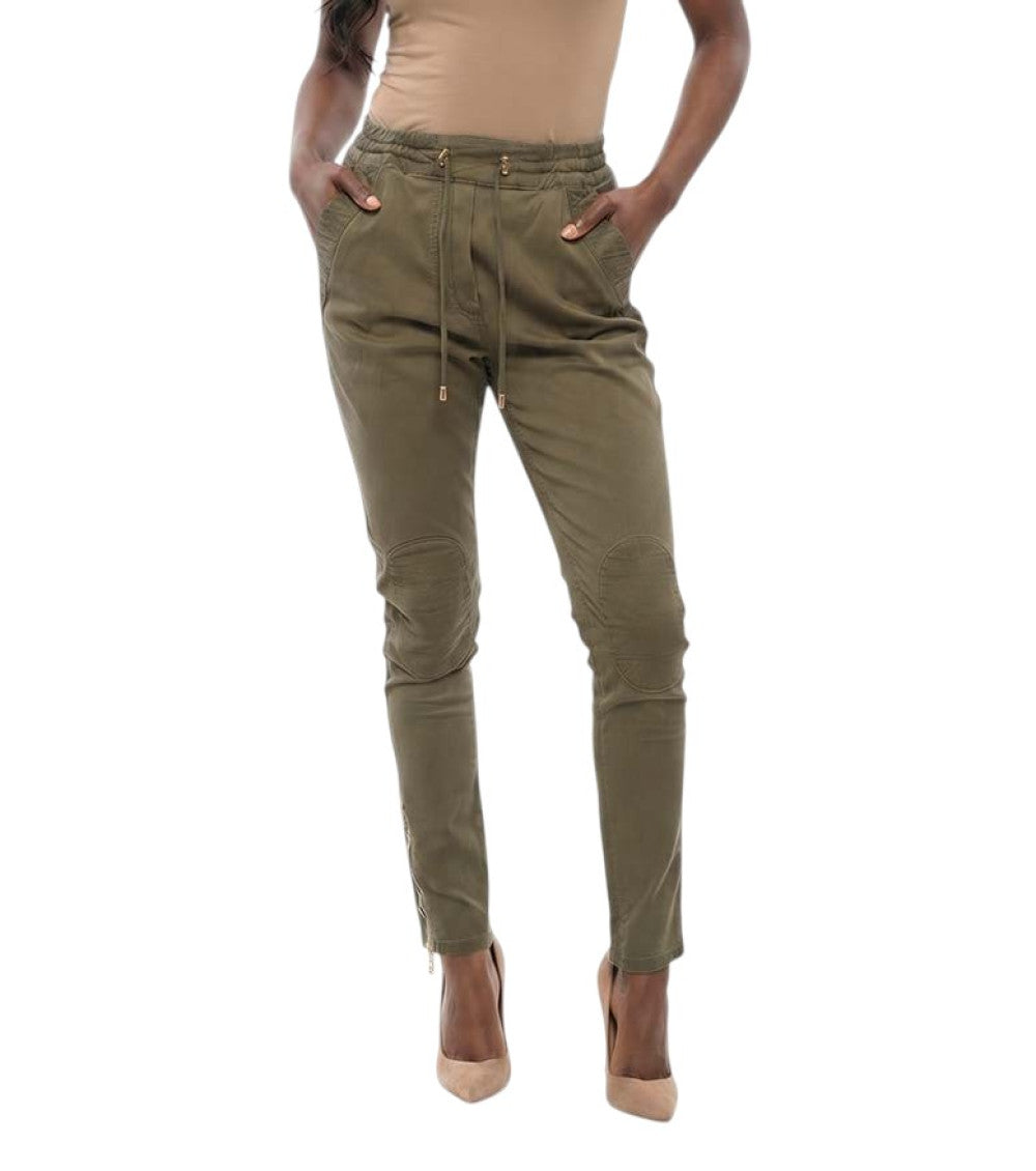 Olive Skinny Fit Trouser 1