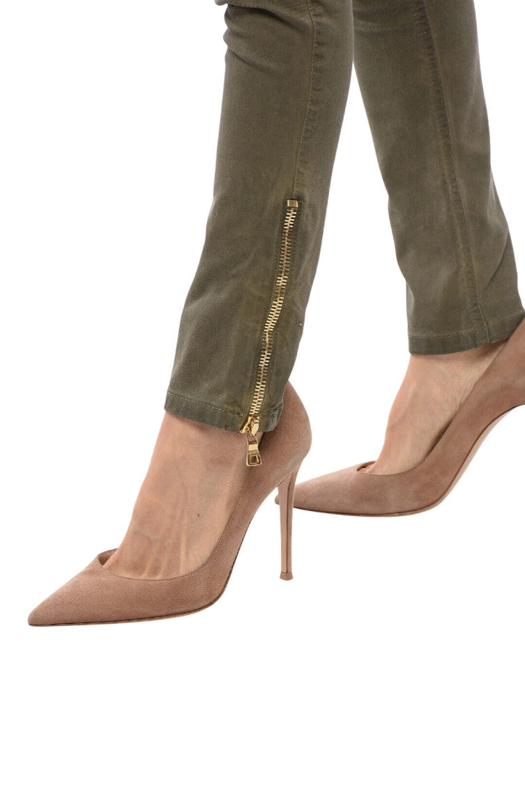 Olive Skinny Fit Trouser 3