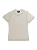 Boys White Cotton T-Shirt 1
