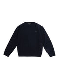 Kids Navy Blue Logo Sweater 1