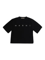 Girls Black Logo T-Shirt 1