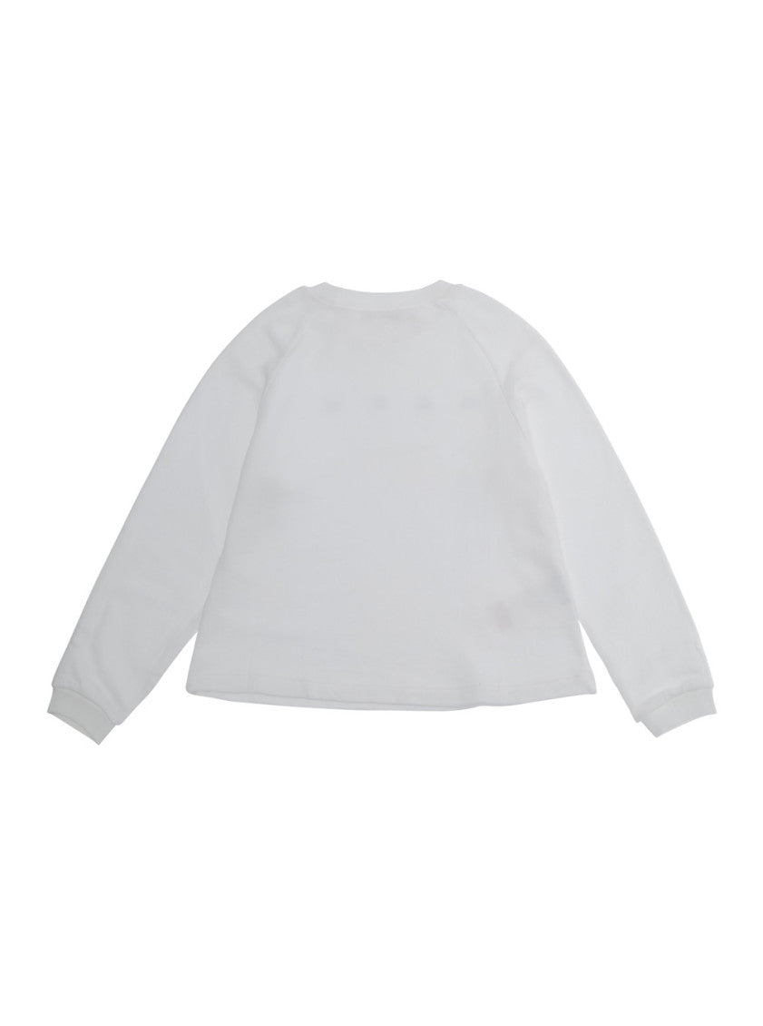 Girls White Logo Sweatshirt 2