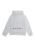 Boys White Logo Hoodie 1