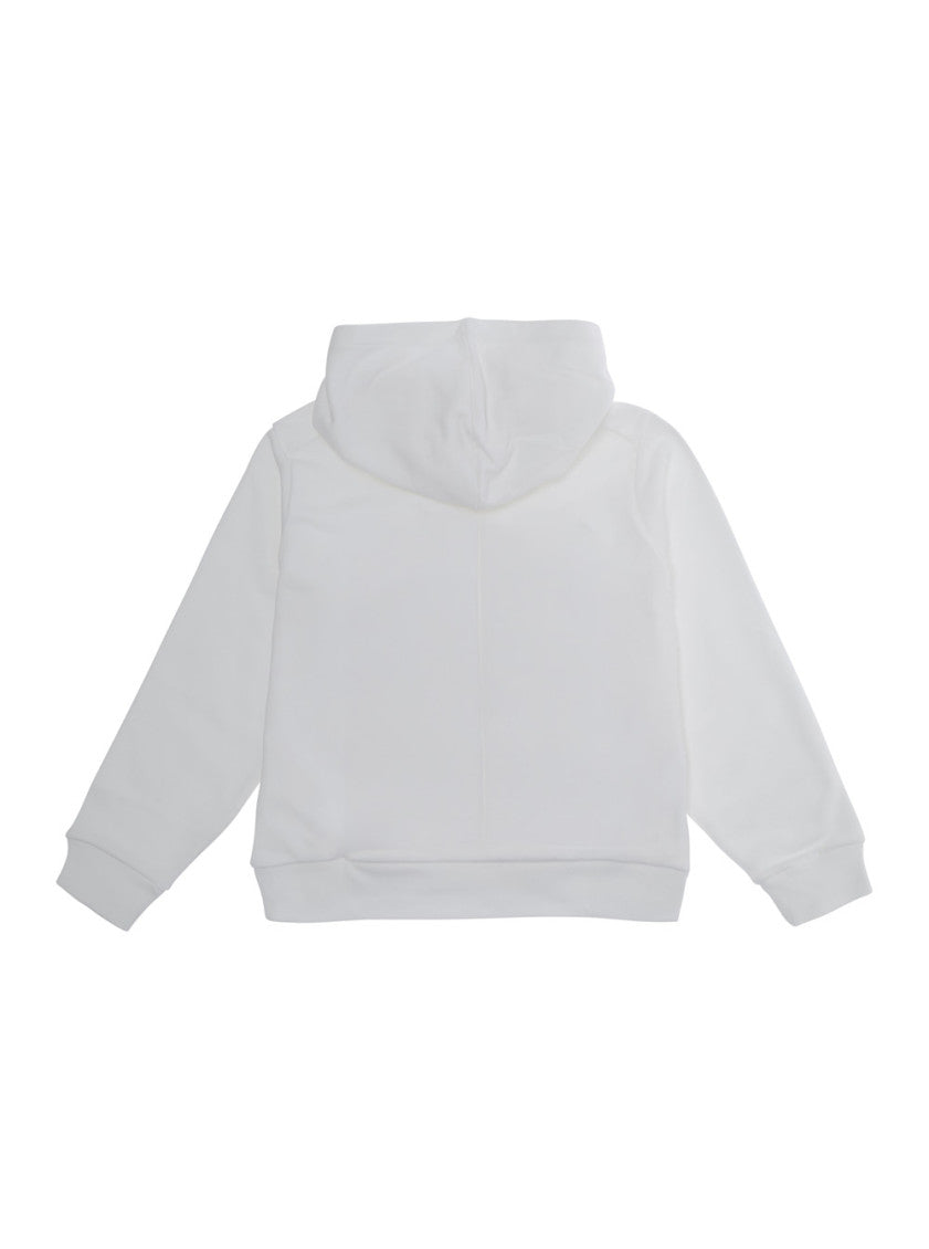 Boys White Logo Hoodie 2