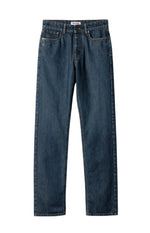 Navy Blue Straight Flat Front Pant 1