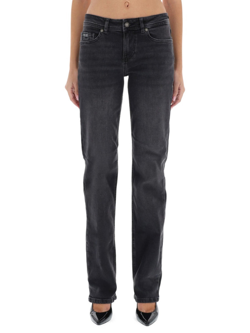 Black Straight Flat Front Pants 1