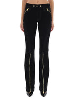 Black Slim Flat Front Pants 1