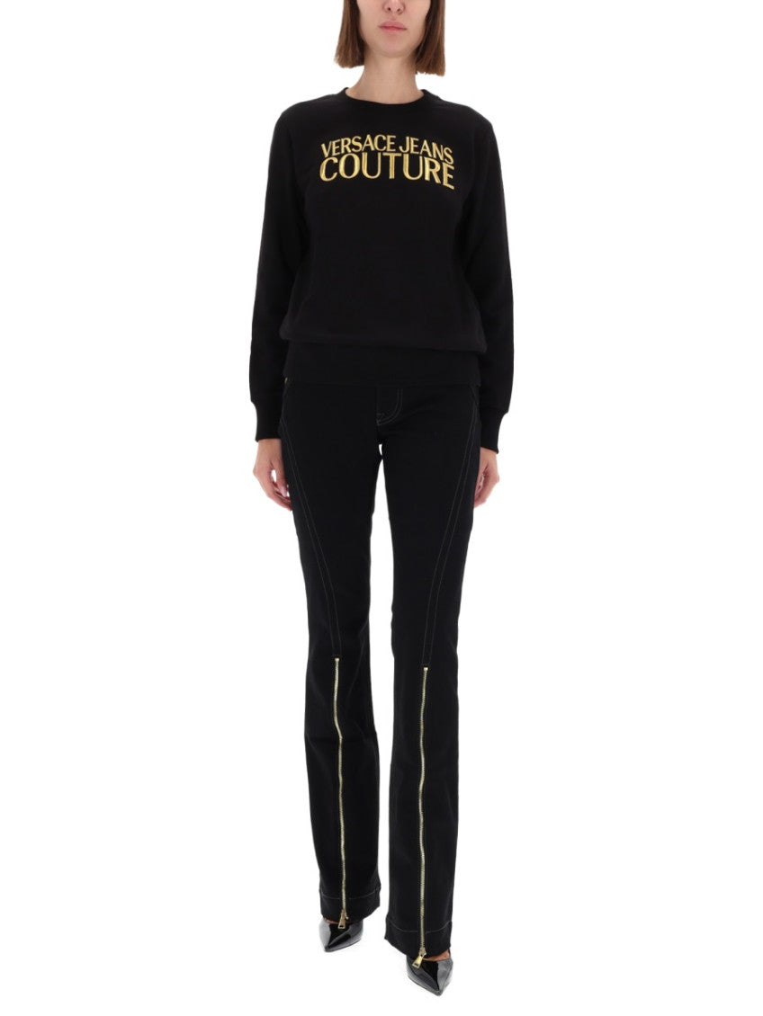 Black Slim Flat Front Pants 2